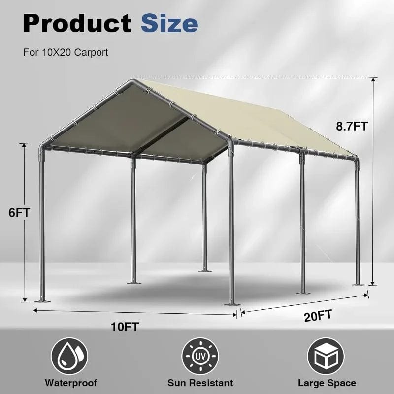 Car Port 10 x 20 FT Heavy Duty Carport