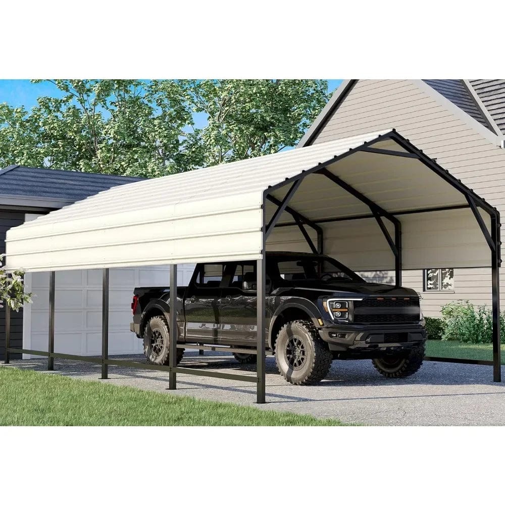 Car Port 10X15 FT Metal Roof Carport Kits