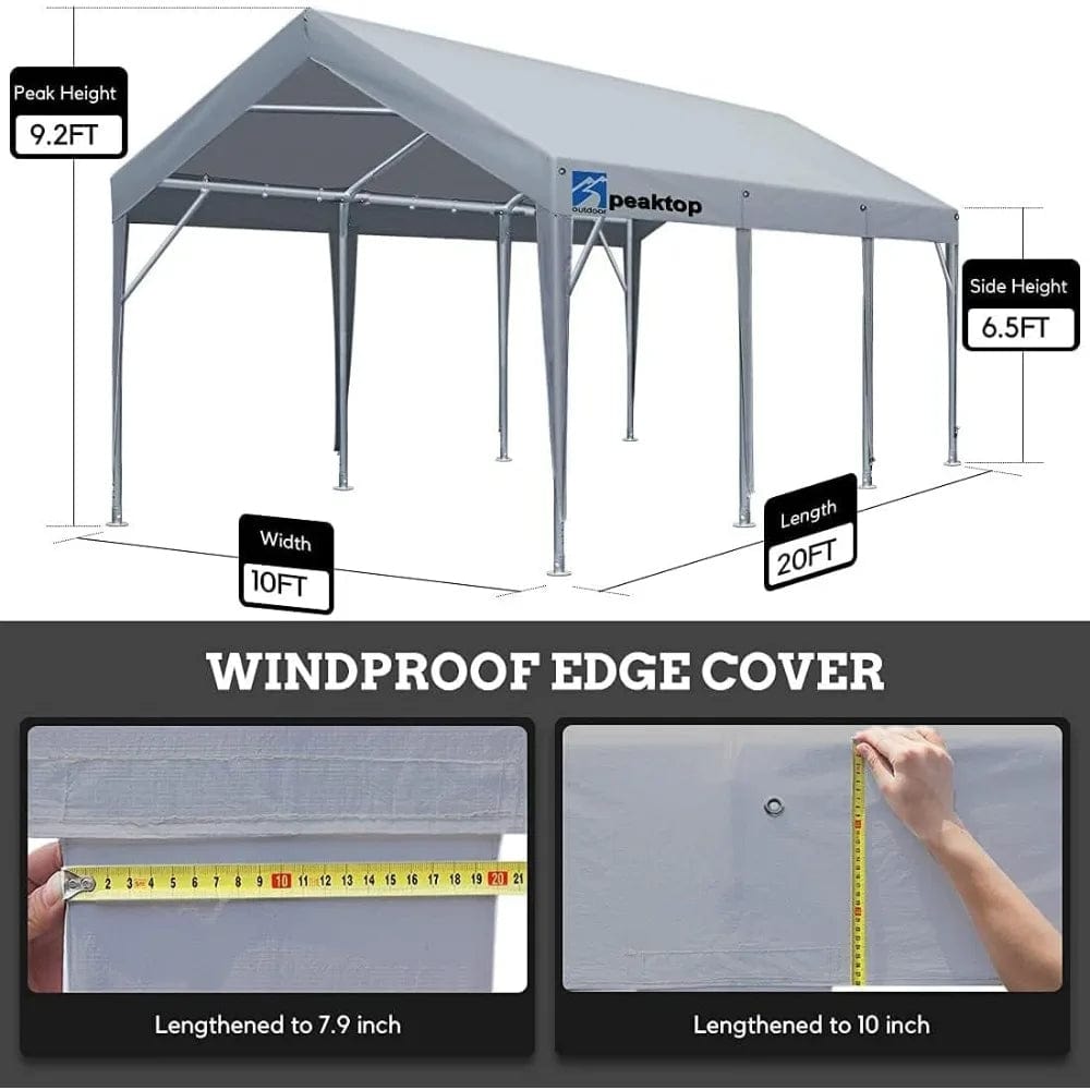 Car Port 10x20 FT Heavy Duty Carport