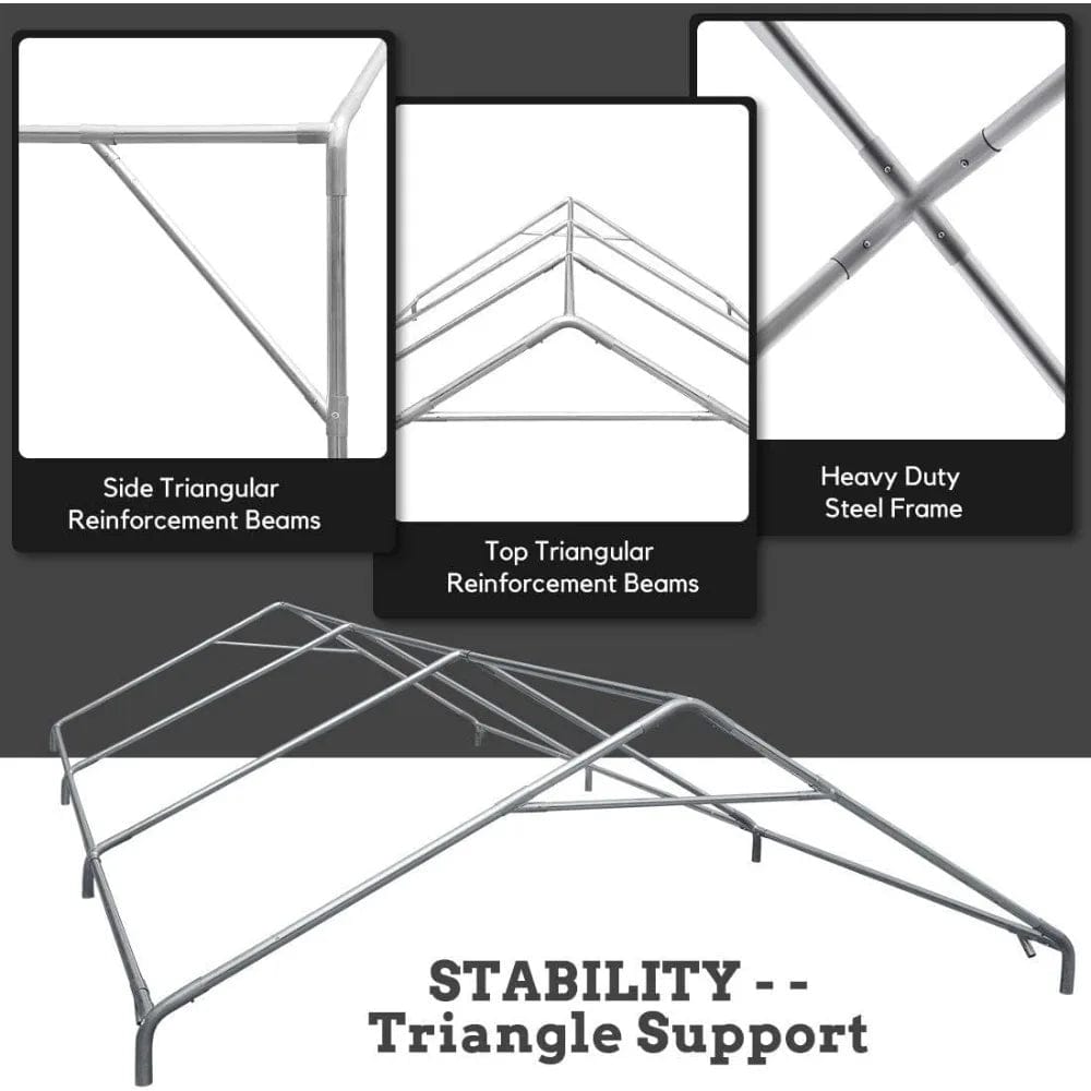 Car Port 10x20 FT Heavy Duty Carport