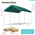 Car Port 10x20 Ft Heavy Duty Carport