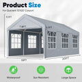 Car Port 10x20 FT Heavy Duty Carport