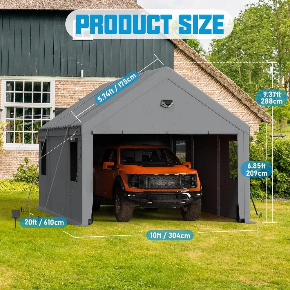 Car Port 10x20 FT Portable CarPort Garage