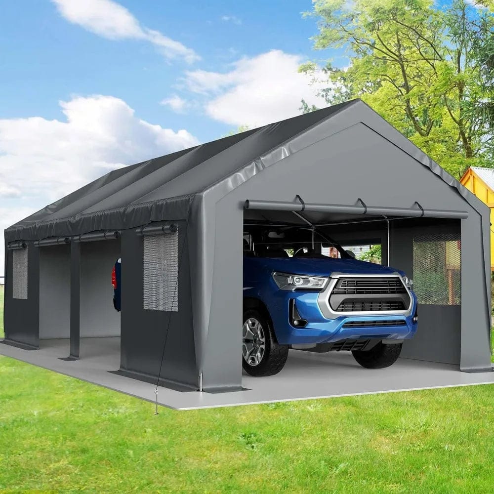 Car Port 13 x 25 FT Metal Heavy Duty Carport