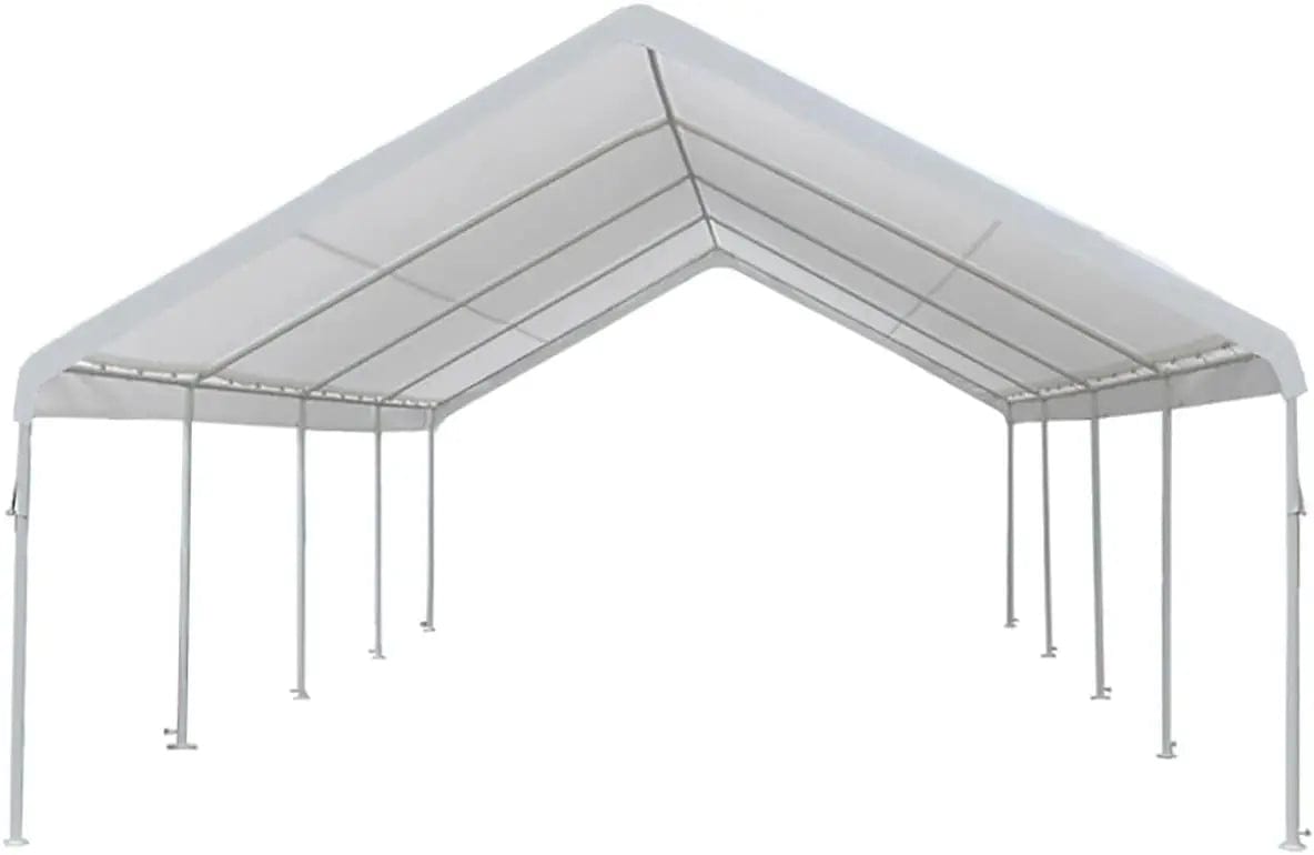 Car Port 18x27 FT  Carport, White