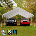 Car Port 18x27 FT  Carport, White