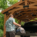 Car Port 20X12 FT  Norwood Cedar Wooden Carport