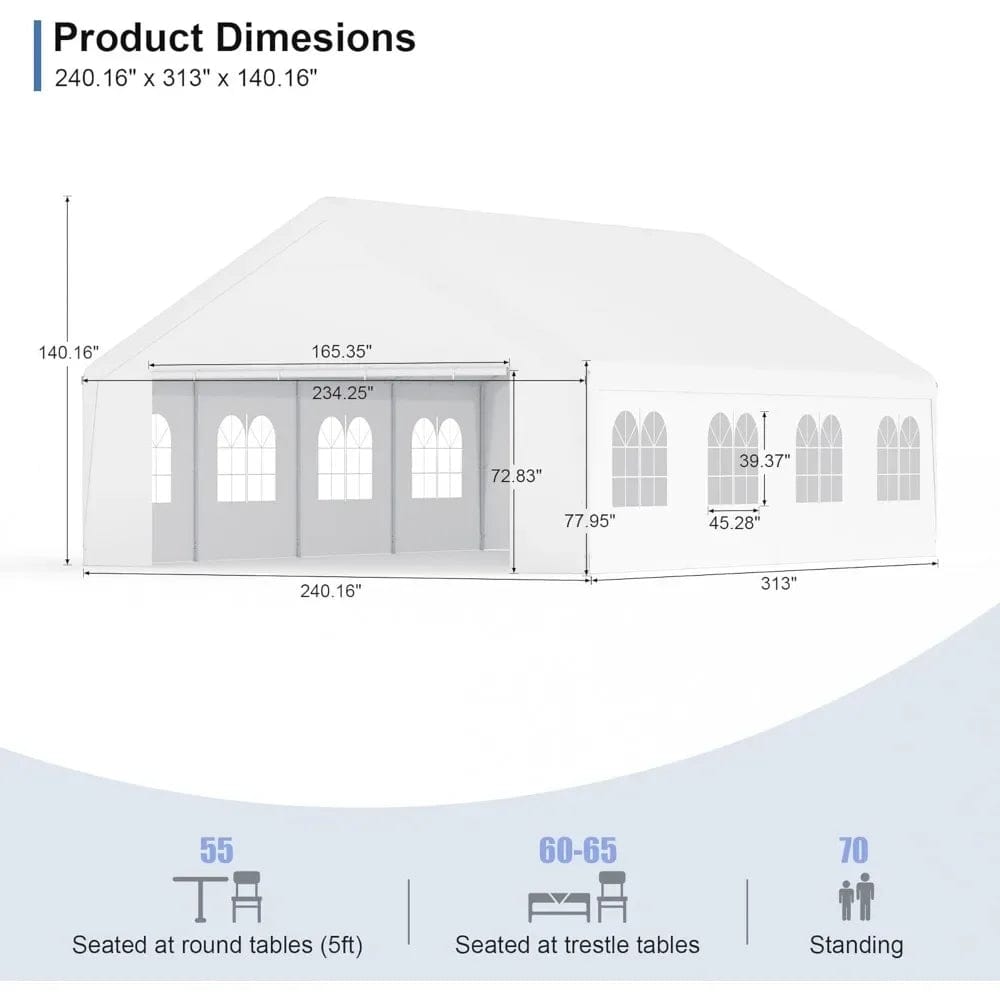 Car Port 20x26 FT Carport