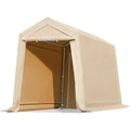 Car Port Beige / 6x8 ft 6X8 FT Outdoor Portable Storage